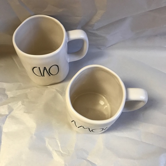 Rae Dunn LL Ciao Amour 2 Mugs Set - Picture 2 of 3